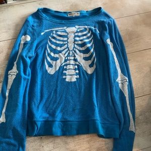 Wildfox skull sweatshirt size M